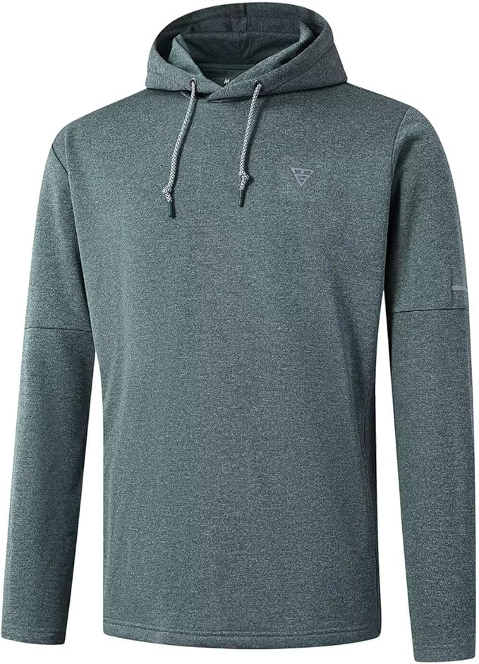Hoodies for Men Golf Fleece Hooded Sweatshirts Dry Fit Athletic Lightweight Casual Midlayer Mens Hoodies Pullover