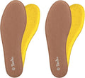 2 Pair -Shoe Inserts for Mens Memory Foam Insoles,Replacement Insoles for Work Boots Running Shoes, Cushion Shock Absorbing for Foot Pain Relief, Comfort Breathable Inner Soles Brown 47EU,US14