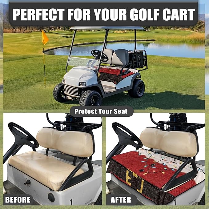 Golf Cart Seat Covers Universal Golf Cart Seat Cover Blanket Cushion Cover Sports Golf Cart Accessories