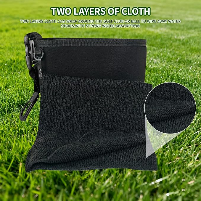Pro Portable Club Cleaner - Waterproof Cleaning Bag for Fast On-Course Care
