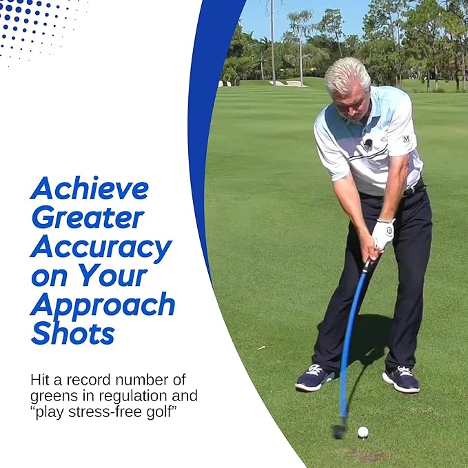 Lag Shot XL 7 Iron Swing Trainer for Taller Men – Longer, Flexible Shaft Designed for Height & Strength | Groove Tempo, Lag & Timing | Build a Whippy, Powerful Swing for Better Distance & Accuracy