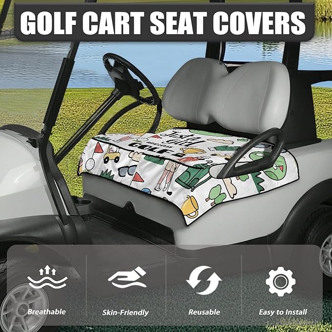Golf Cart Seat Covers Universal Golf Cart Seat Cover Blanket Cushion Cover Sports Golf Cart Accessories