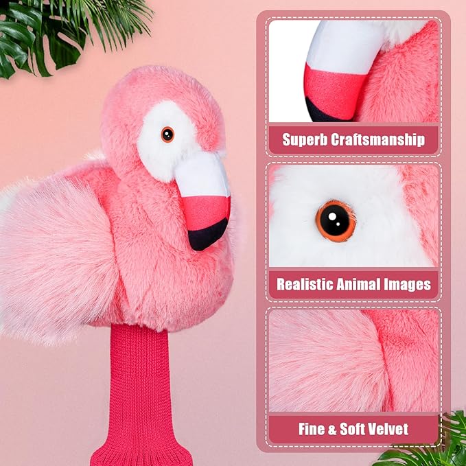 mytag Driver Head Cover, Ultra Premium Plush | Funny Driver Headcover, Tour Quality Golf Club Cover Long Sock Protect