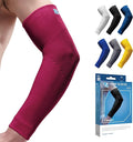 LP SUPPORT 668 Compression Arm Sleeve for Workouts, Sports & Weightlifting, Golf and Tennis Elbow Pain relief for Men & Women