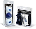 Team Golf NCAA Logo Imprinted Golf Balls (3 Count) & 2-3/4" Regulation Golf Tees (50 Count), Multi Colored
