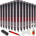 Rubber Golf Grips 13 Pack, High Traction, Non-Slip, Advanced Texture, Choose from 13 Grips or 13 Grips with Regripping Kit, Standard/Mid/Jumbo Size, 4 Colors Available RG01 Golf Club Grips