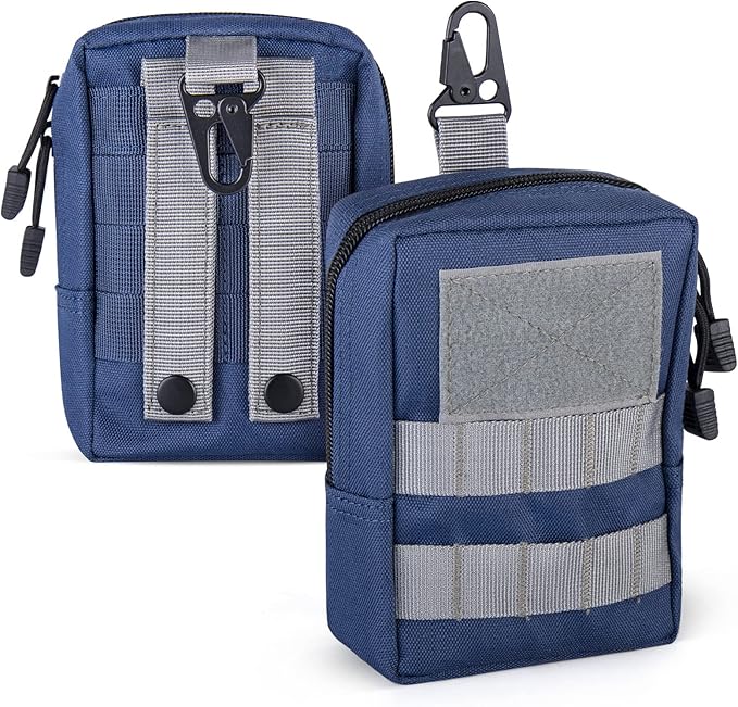 Golf Balls Bag,Molle Golf Tees Holder Pouch For Golf Rangefinder Storage,Zipper Golf Accessories Bag for Men And Women