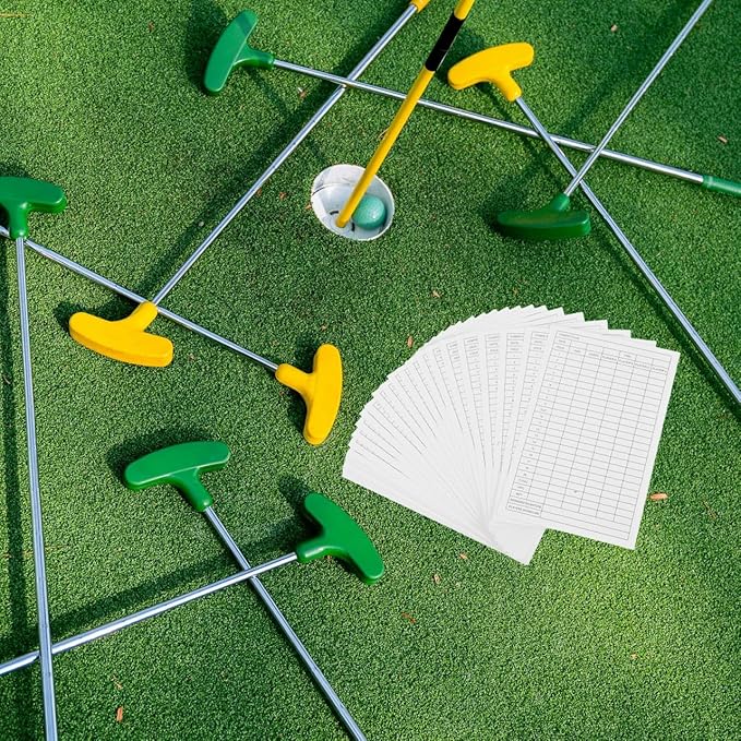 Baluue 30 Sheet Golf Scorecard, Coated Paper Scorecards, Essential Golf Scorekeeping Tools, Score Keeper Card Scorekeeper Accessory Tools