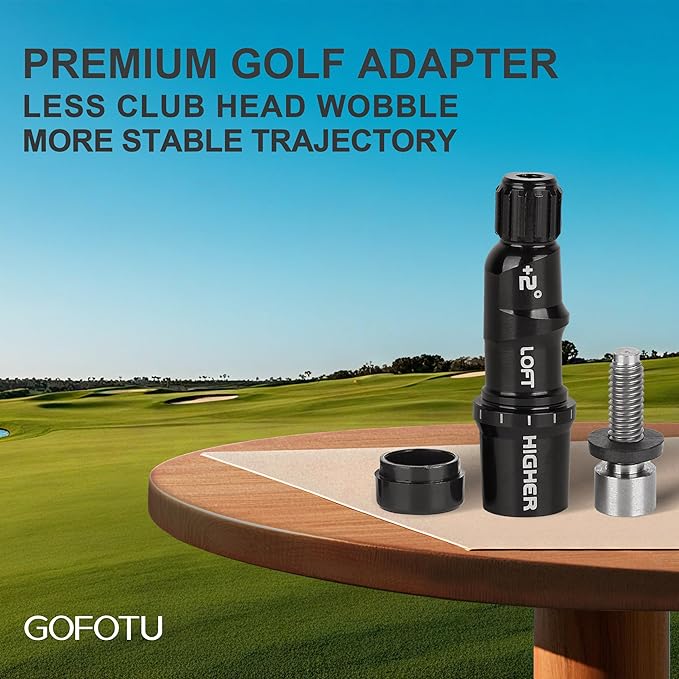 2PCS Adapter Sleeve Compatible with Taylormade Qi35 Qi10 M3 M4 M5 M6 SIM SIM2 Stealth Stealth 2 .335