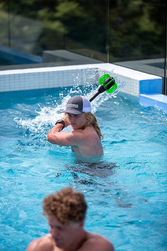 Hydrorevolution Pool Swing Trainer | Functional Aquatic Tool for Increasing Swing Power and Speed | Core Development Trainer | Increase Forearm Strength | Ideal for Golf & Baseball Power Development