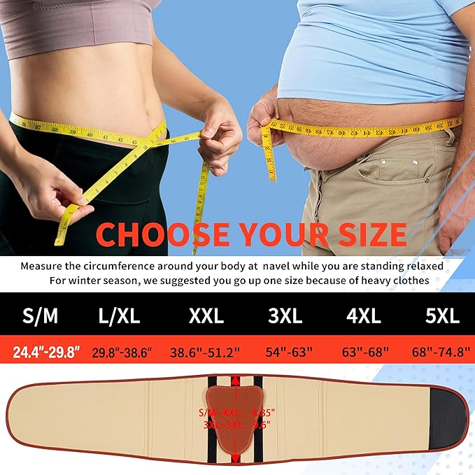 FEATOL Back Brace for Lower Back Pain, Breathable Back Support Belt for Women & Men with Lumbar Pad, Lumbar Support Belt for Heavy Lifting & Work, Scoliosis, Brown, 5XL (Circumference:68-74.8")