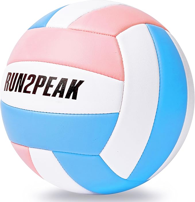 Soft Touch Volleyball Ball Gifts for Teen Girls Kids Youth Team Beginners Durable Volleyballs for Outdoor Indoor Beach Pool Water Play Official Size 5 Training Practice Volley Ball