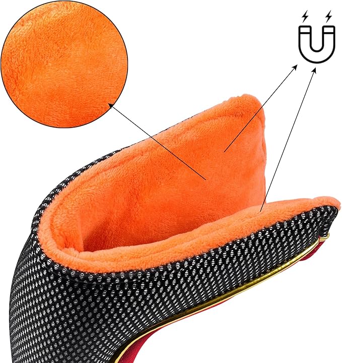 Andux Gold Putter Cover Golf Blade Putter Head Covers MT/TG31