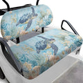 Golf Cart Seat Covers, Universal Fit & Nonskid Bottom Fits for Club Car 2 Person Seats Golf Carts