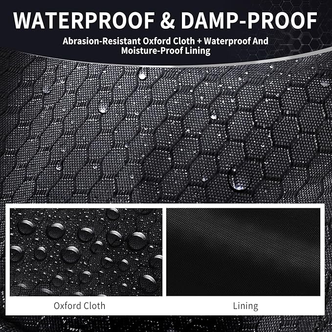 Golf Bag Rain Cover Hood with Adjustable Buckles,Portable Easy Access Golf Bag Cover for Golf Stand/Cart Bags, Upgraded Honeycomb Waterproof Dust Proof Fabric