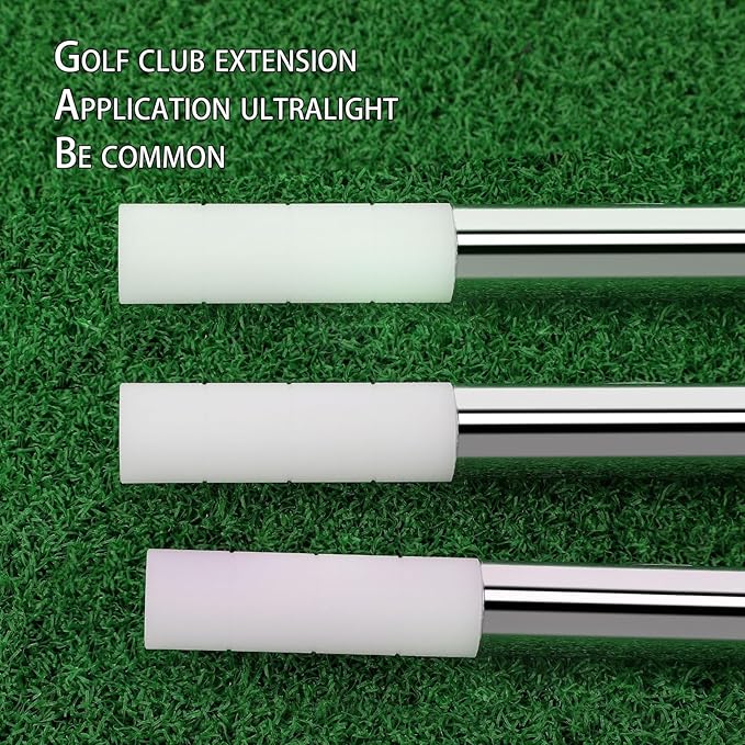 UncleS 10Pcs Golfs Club Shafts Extension Tube Golfs Shafts End Extenders Steel Rods For Steel/Wood Putter End Extenders