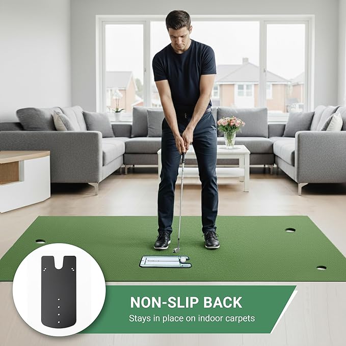 Golf Putting Mirror - Putting Mirror Training Aid - Putting Alignment Practice for Consistency & Accuracy - Alignment Training Aid for Indoor & Outdoor Practice