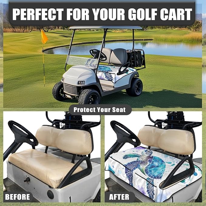 Golf Cart Seat Covers Universal Golf Cart Seat Cover Blanket Cushion Cover Sports Golf Cart Accessories