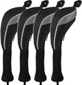Andux 4 Pack Long Neck Golf Hybrid Club Head Covers Dial No. Tag CTMT-01