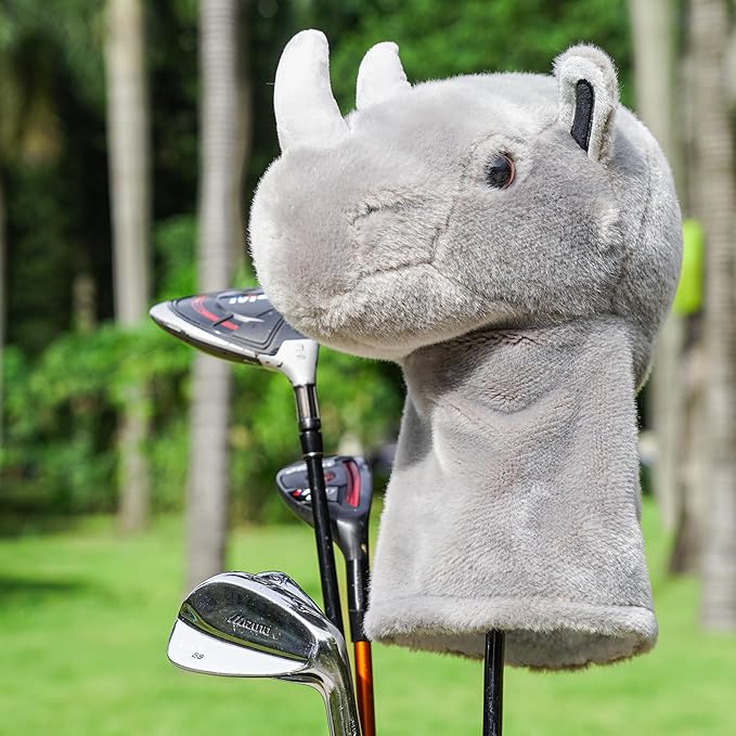 Driver Headcover, Funny Golf Club Covers Soft Plush Animal Golf Head Covers, Creative Golf Headcover Fits Standard 460cc Driver Head