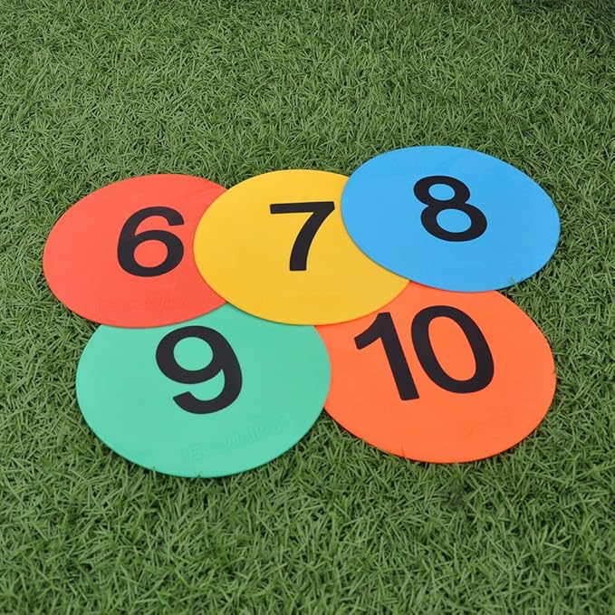 8inch Numbered Floor Spot Markers
