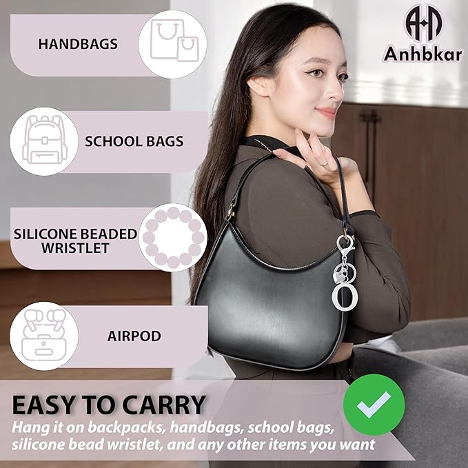 Metal Heart Alphabet Keychain for Women, Girls - Cute Initial Letter Accessories for Purse, Bag Charms and Backpack
