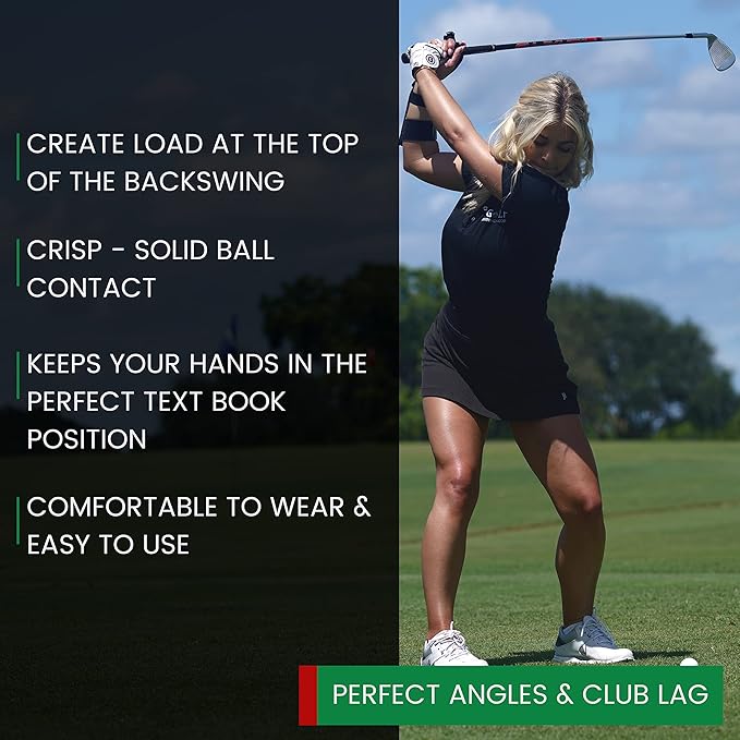 Precision Impact Golf Training Aid - Putting Trainer, Golf Swing Trainer, Golf Training Equipment, Golf Swing Trainer Aid, Golf Trainer, Golf Practice Equipment, Wrist Hinge Trainer
