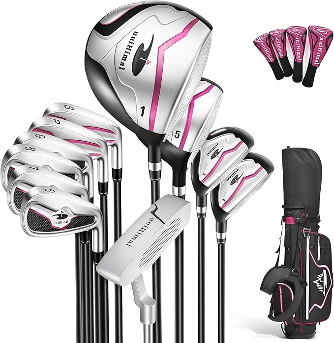 Women's Complete Golf Club Set with Golf Stand Bag Right-Handed 7/10/11 Clubs