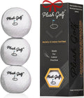 Plush Indoor Golf Balls for Indoor Practice - Golf Gifts for Swing Training Inside Softer Than Foam Golf Balls - Hit Into Anything with No Damage