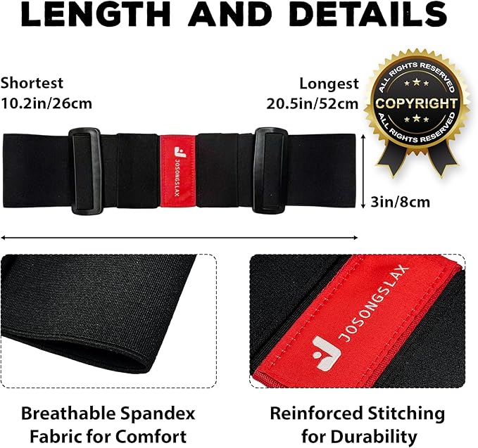 Golf Swing Trainer Aid, Adjustable Elastic Swing Correcting Arm Band, Golf Practice Accessories to Fix Chicken Wing, Golf Training Equipment Gifts for Golfers, Beginners and Players