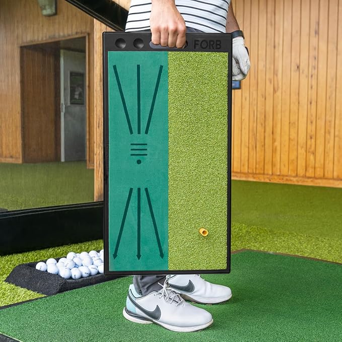 FORB Golf Hitting Mats | Premium Quality Golf Mats to Improve Your Swing | Golf Practice Mat | Driving Range Mat | 8 Styles with Optional Upgrades