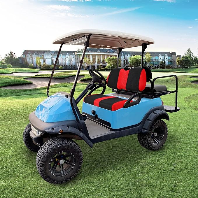 Golf Cart Seat Covers Club Car Dress UP Older Golf Cart Durable Breathable Material Fit for Club Car Precedent OEM Ordinary Seat Cushion Easy to Install