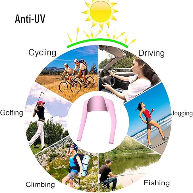 Advanced Cooling Shawl Arm Sleeve Sun Protection Comfortable & Breathable for Women Men