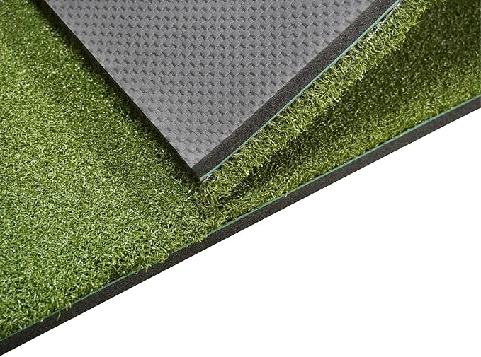 IMPACT SPORTS Premium Golf Hitting Mat – 59'' x 59'' Durable Practice Turf for Indoor & Outdoor Use, Realistic Grass Feel, Heavy-Duty Training Mat for Golfers