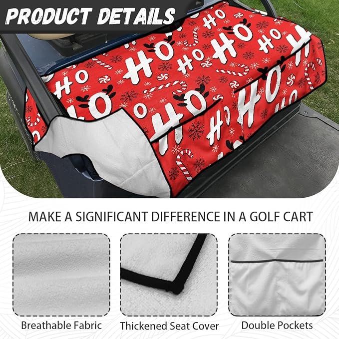 Golf Cart Seat Covers Universal Golf Cart Seat Cover Blanket Cushion Cover Sports Golf Cart Accessories