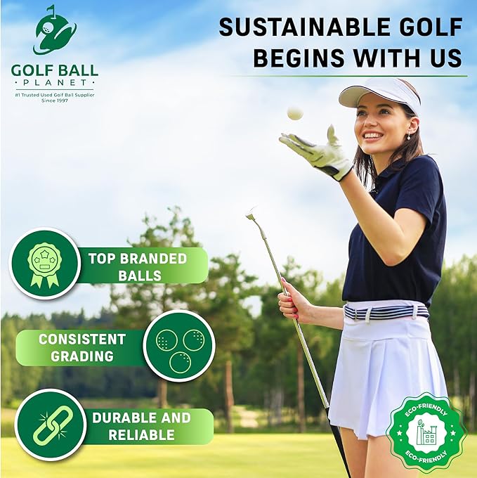 Golf Ball Planet Pro V1x 2023 3A/Good Recycled Used Golf Balls