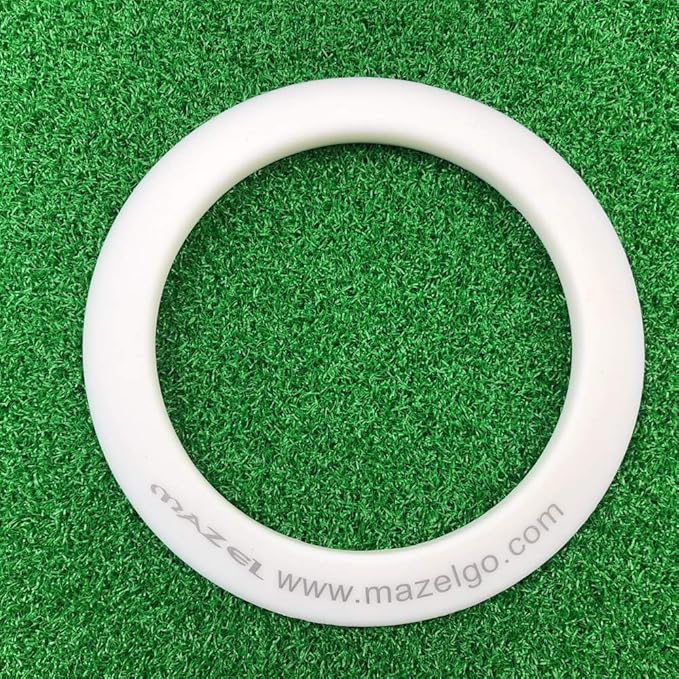 MAZEL Golf Putting Cup/Ring for Training Aid Indoor & Outdoor - All-Direction Practice Hole Putting Accuracy Trainer