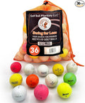 Golf Ball Monkey Recycled Hit-Away Practice Golf Balls with Mesh Bag - Pre-Owned Used Golf Balls for Driving Range & Training Golf Balls