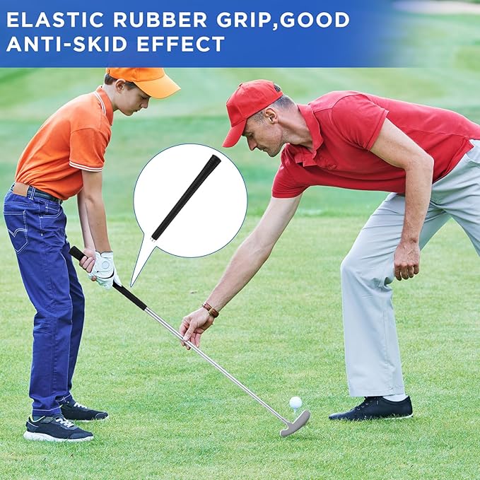 Wettarn 3 Sets Golf Putter Two Ways for Men Women Kids Club with 6 Practice Golf Balls for Left or Right Handed Golfers Indoor Outdoor