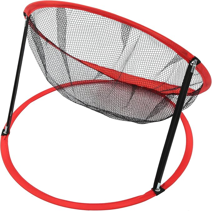 3 in 1 Golf Chipping Net Set, Golf Target Practice Net, Nylon Indoor Outdoor Training Net with Foldable Design, 3 Different Sizes for Backyard Driving Range, Includes 3 Nets and 6