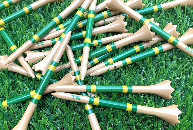 TRUESTRIKE Premium USA Golf Tees – 100-Pack Durable 3¼" / 2¾" Plastic Tees – Made in USA – Perfect Holiday Golf Gift