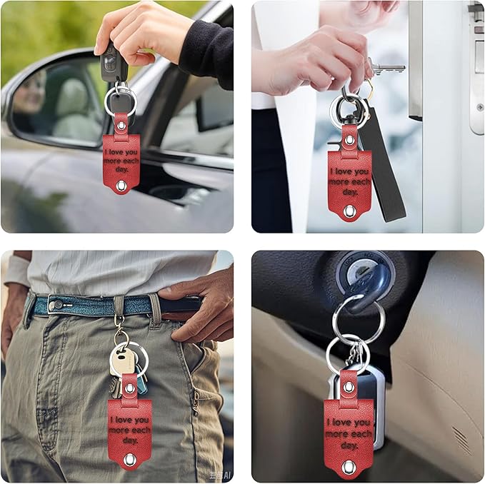 Custom Keychains with Picture Personalized Photo Logo Text Customized Key Chain for Boyfriend Dad Men Women Gifts