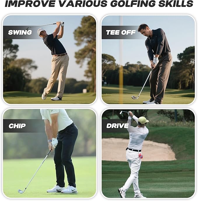 MR Golf Hitting Net 10’x10’ with Side Barriers, Extra Large Golf Practice Net with Ball Return System, Golf Simulator
