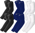 BHYTAKI UV Sun Protection Arm Sleeves, UPF 50 Sports Cooling Arm Compression Sleeves for Men Women Teenager