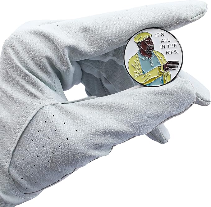 Golf Ball Marker with Magnetic Hat Clip - Funny Golf Gift