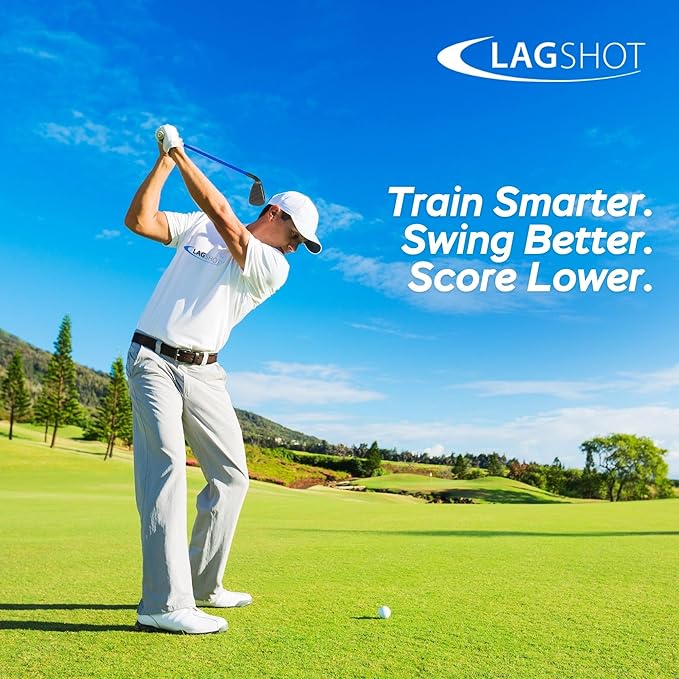 Lag Shot XL 7 Iron Swing Trainer for Taller Men – Longer, Flexible Shaft Designed for Height & Strength | Groove Tempo, Lag & Timing | Build a Whippy, Powerful Swing for Better Distance & Accuracy