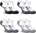 Hylaea Athletic Running Socks Cushion Padded Moisture Wicking Low Cut