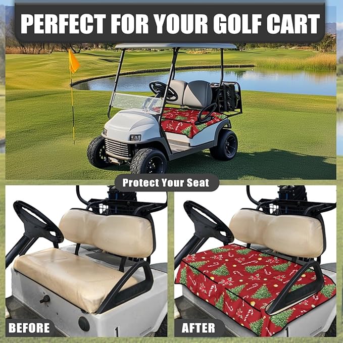 Golf Cart Seat Covers Universal Golf Cart Seat Cover Blanket Cushion Cover Sports Golf Cart Accessories