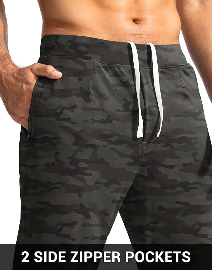 G Gradual Men's Golf Joggers Pants with Zipper Pockets Stretch Sweatpants Slim Fit Track Pants Joggers for Men Work Running