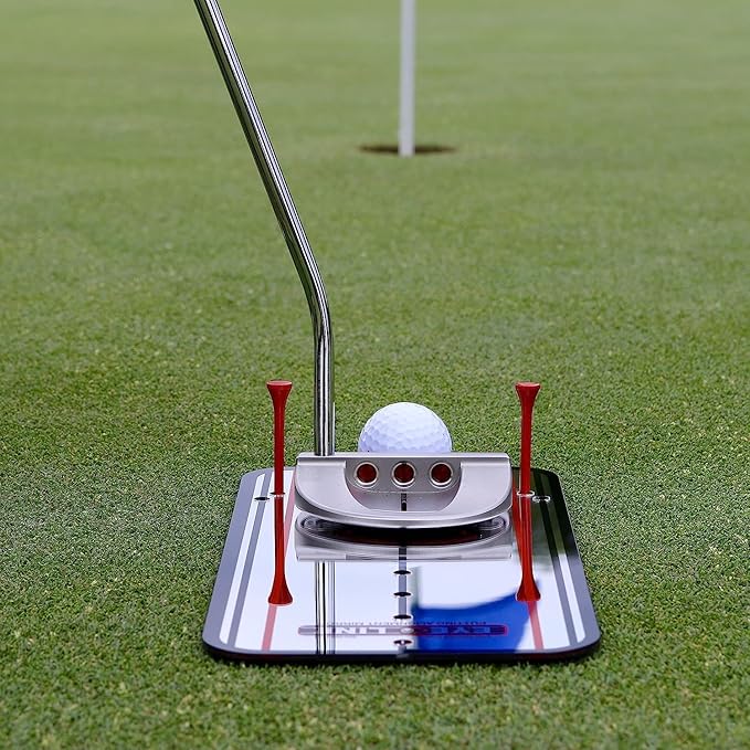 Genuine EyeLine Golf Alignment Putting Mirror - Top Training Aid on The PGA Tour - See Rapid Improvement - Helps Beginner, Junior, and Scratch Golfers